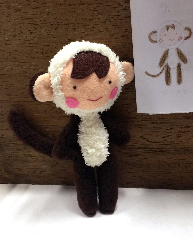 양서 형 custom - Little Monkey puppet