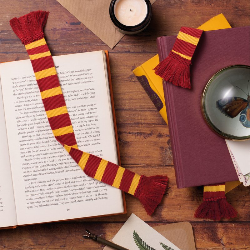 英式條紋圍巾書簽 復古風格 創意閱讀禮物 英國進口 英國IF文創 - 書籤 - 其他材質