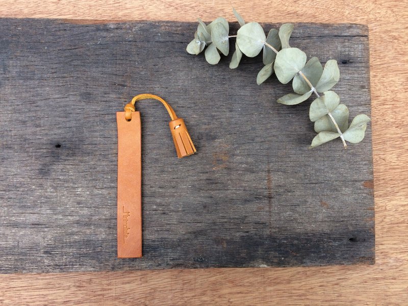 Custom Leather Bookmark