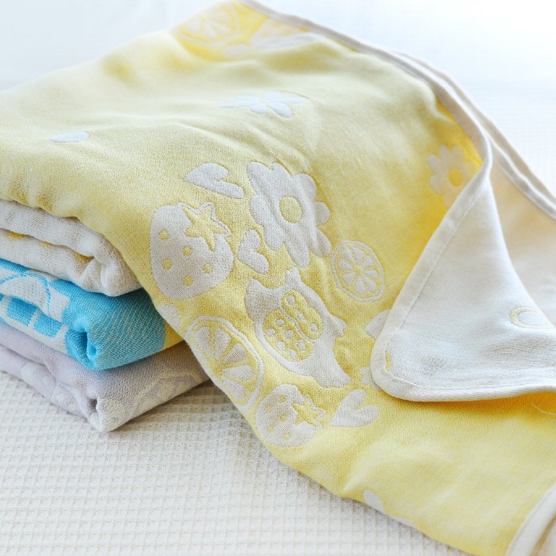 4重紗舒眠呼呼睡蓋毯75x100cm幼兒園午睡被寶寶蓋毯 OPP袋包裝 - 嬰兒床/床圍/寢具 - 棉.麻