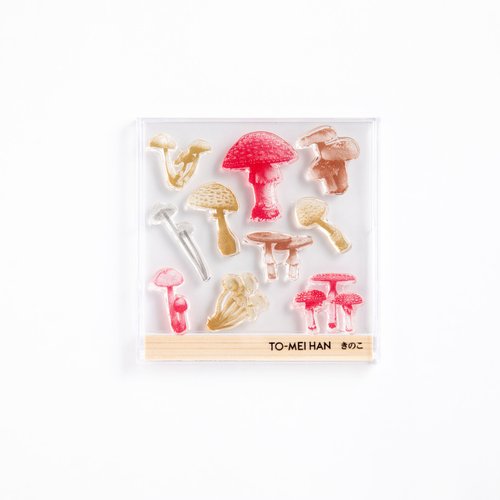 TO-MEI HAN Mushroom -Super reproduction clear stamp