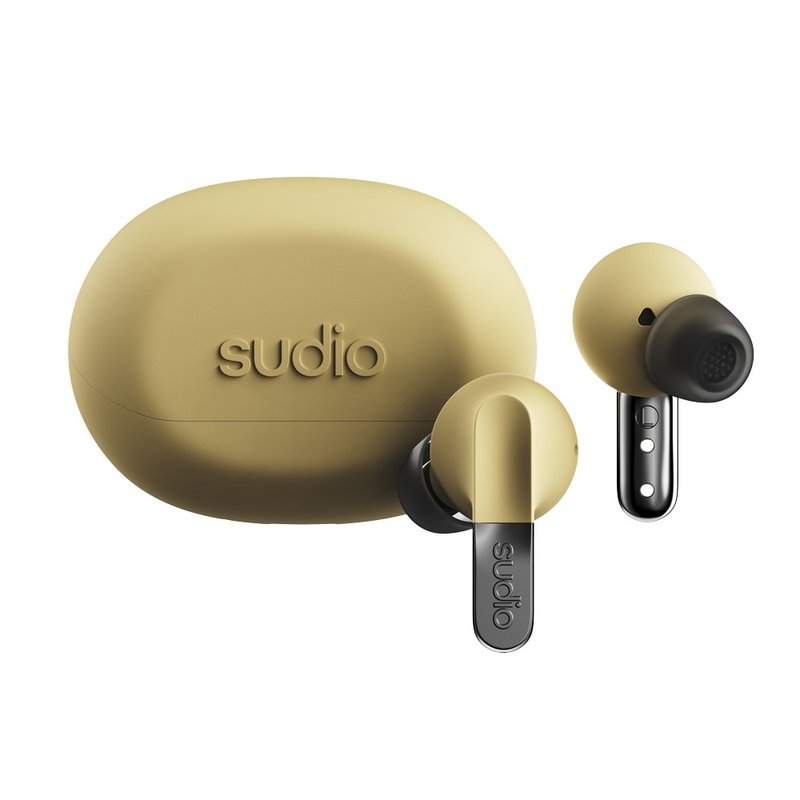 Sudio N3 Pro 真無線藍牙耳機 - 野苔黃【新品限定色】【現貨】 - 耳機/藍牙耳機 - 塑膠 黃色