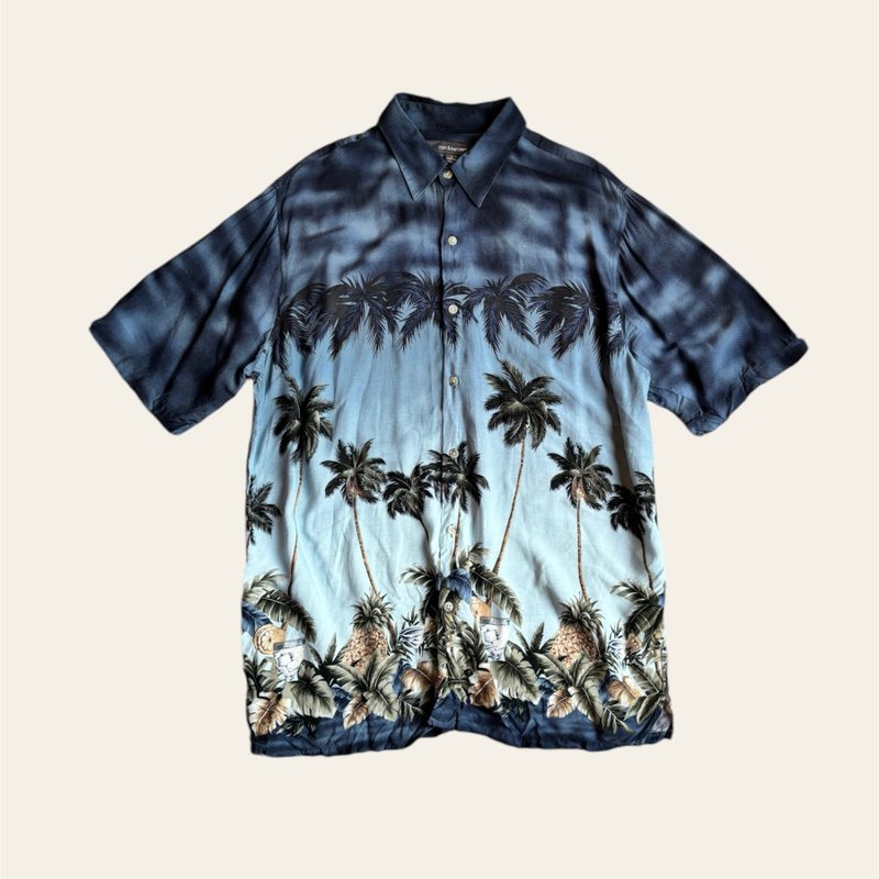 美國二手人造絲夏威夷襯衫 - 男襯衫/休閒襯衫 - 其他材質 多色