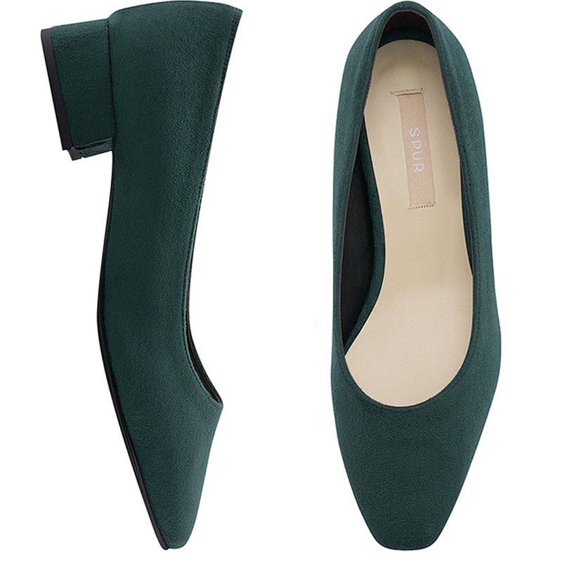 PRE-ORDER SPUR BEIZY pumps OL1030 GREEN