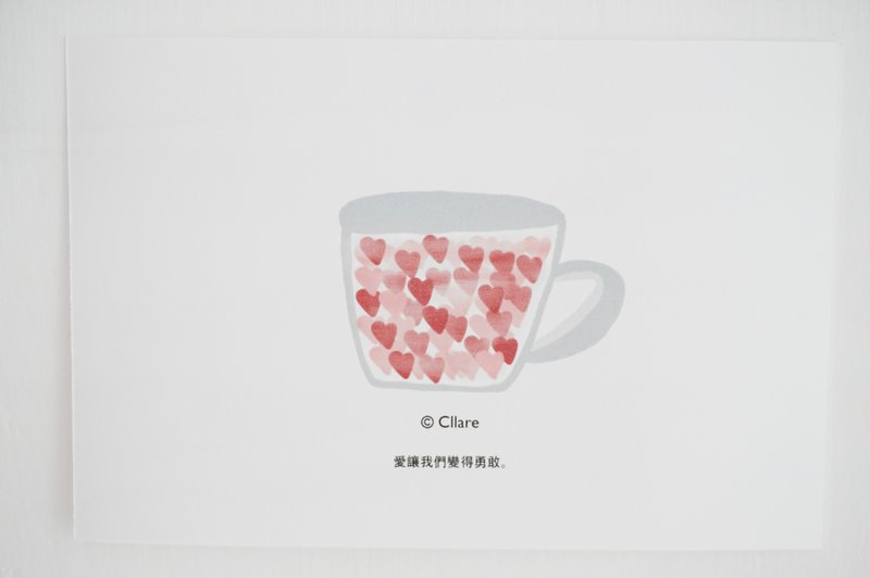 Love and Brave-Postcard/Card