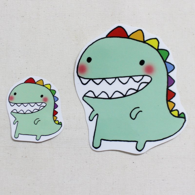 Waterproof sticker (large)_Little Dinosaur 01