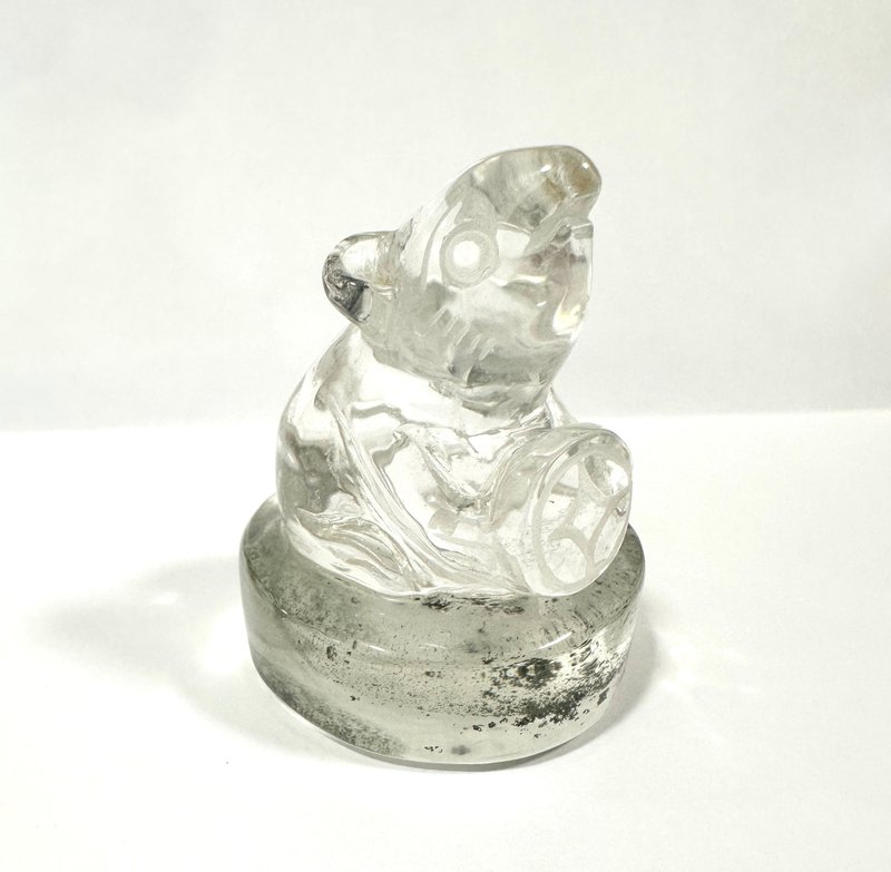 綠幽靈鼠形 旺鼠 金錢水晶擺設 - 擺飾/家飾品 - 水晶 綠色