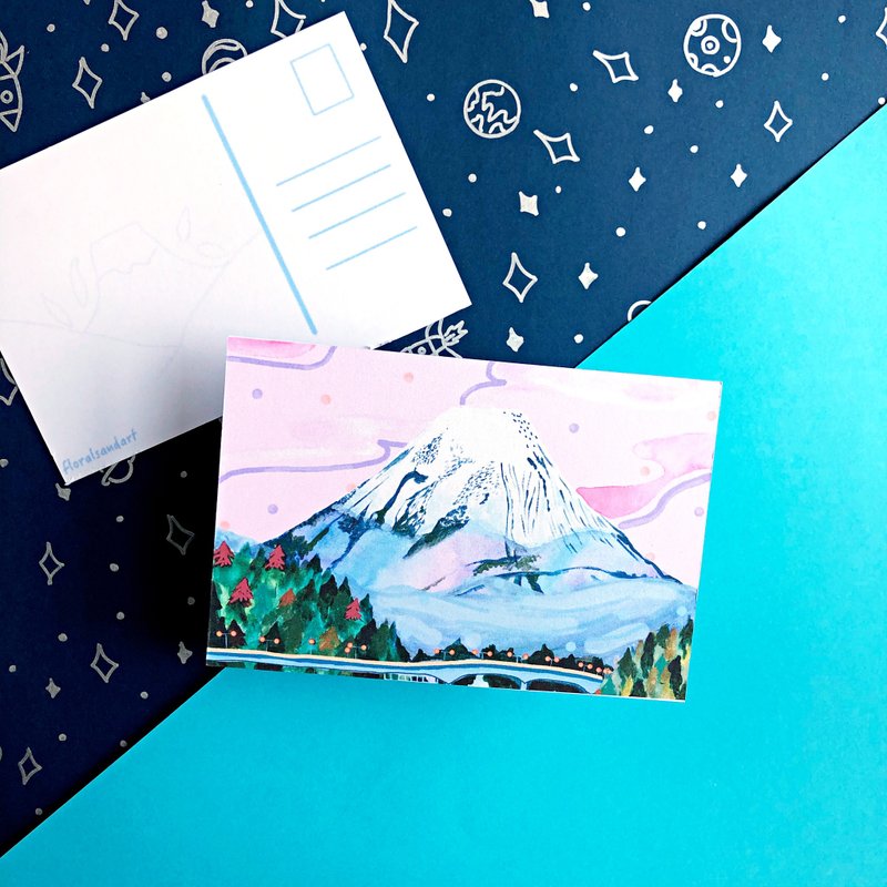 Mount Fuji Postcard