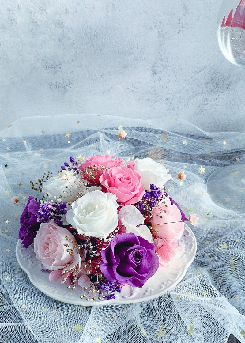 Stereo disk flower