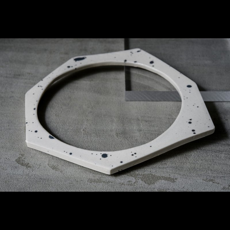 no25de_墨點框景隔熱圈 /ceramic 2021 - 擺飾/家飾品 - 陶