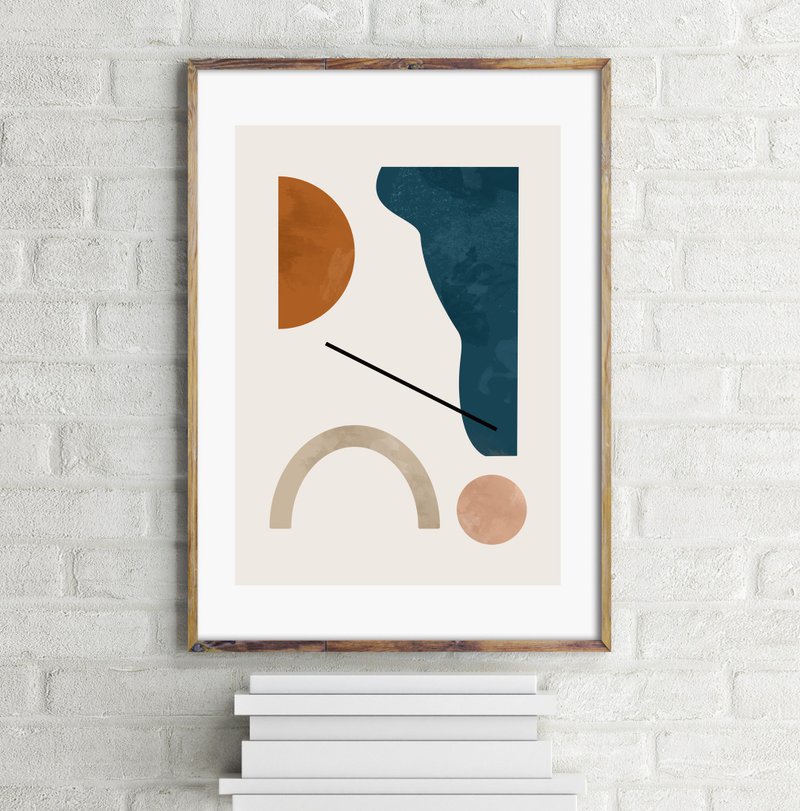 Abstract art print #1 Customizable painting poster