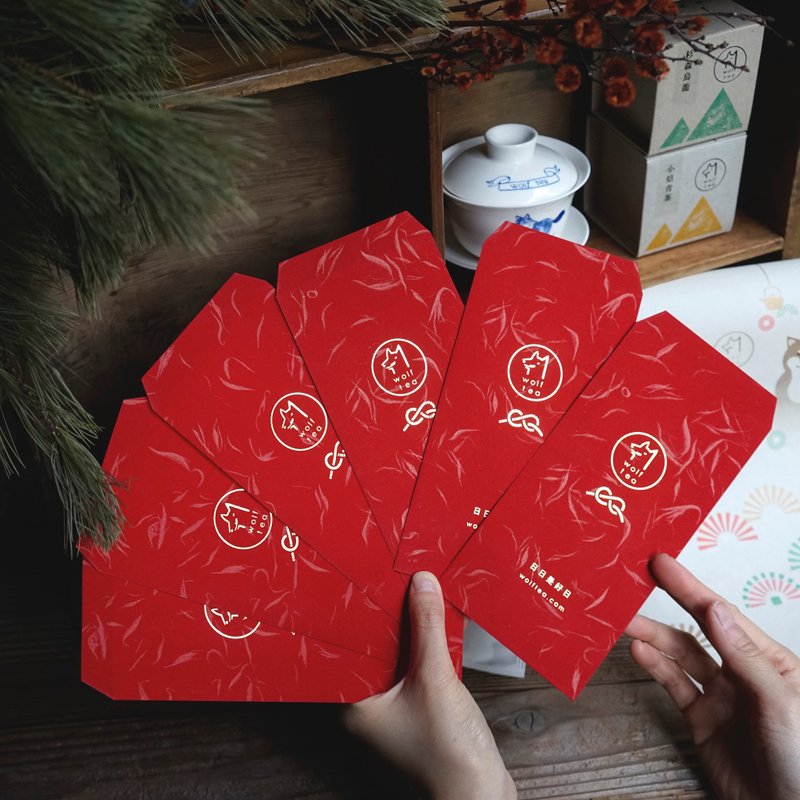 【春節限定 | 滿 588 贈】日日是好日 / 琅茶絲絨紅包袋