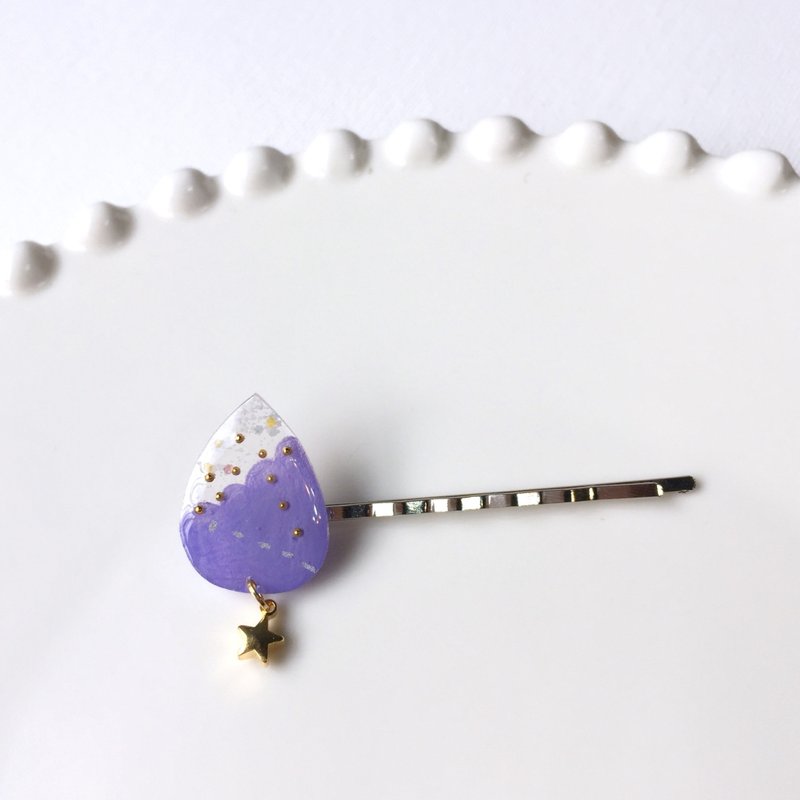 Cotton star hairpin