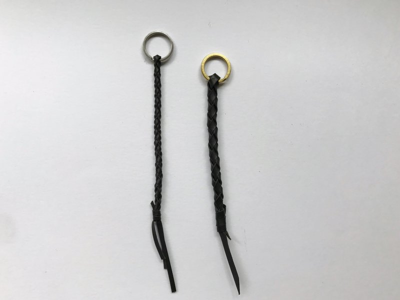 Braided key ring black