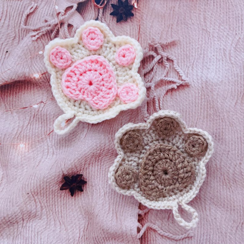 Hand Make Woolen。Paw Scouring Pad