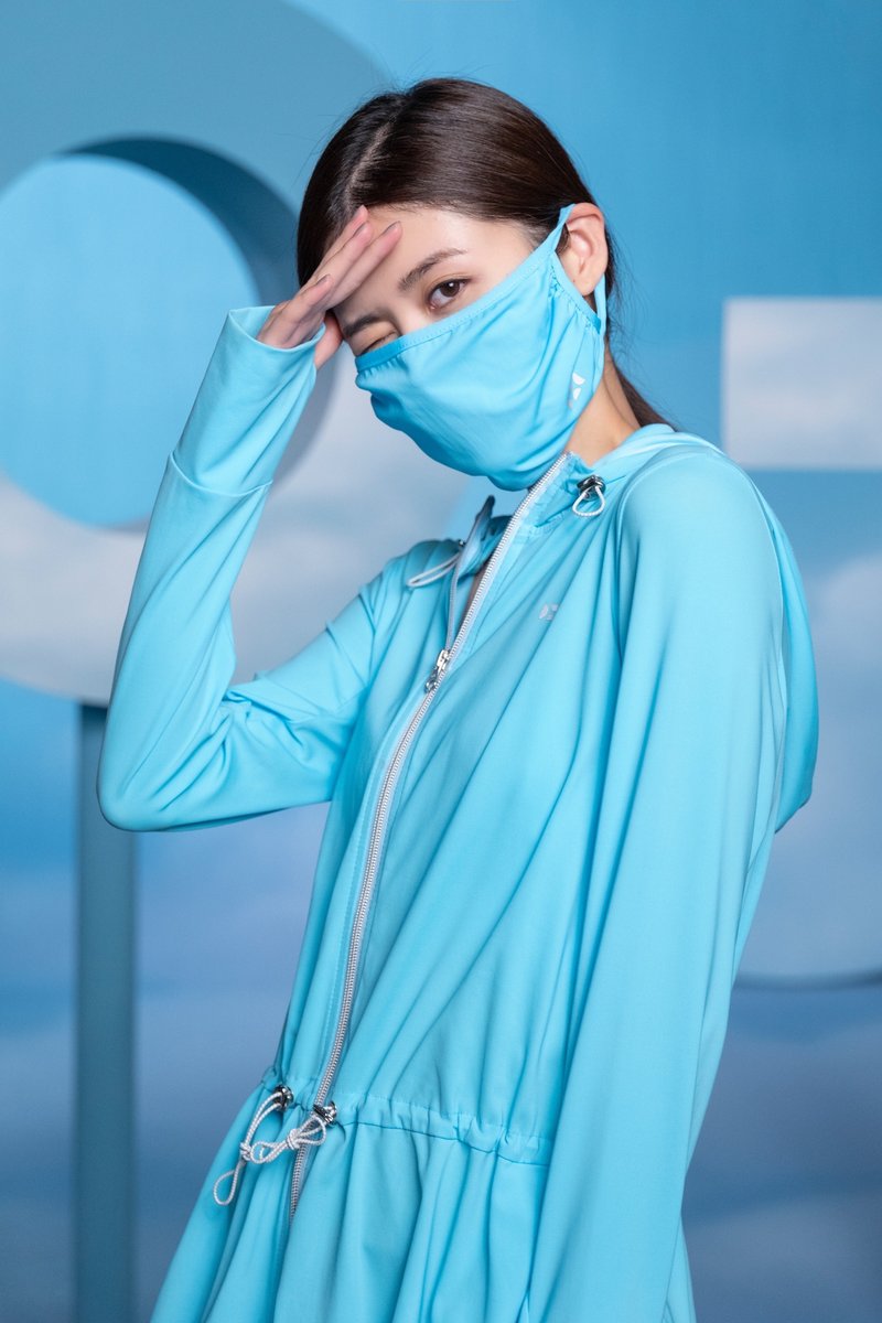【HOII】HOII Classic Replica Mouth Mask - Women - Blue