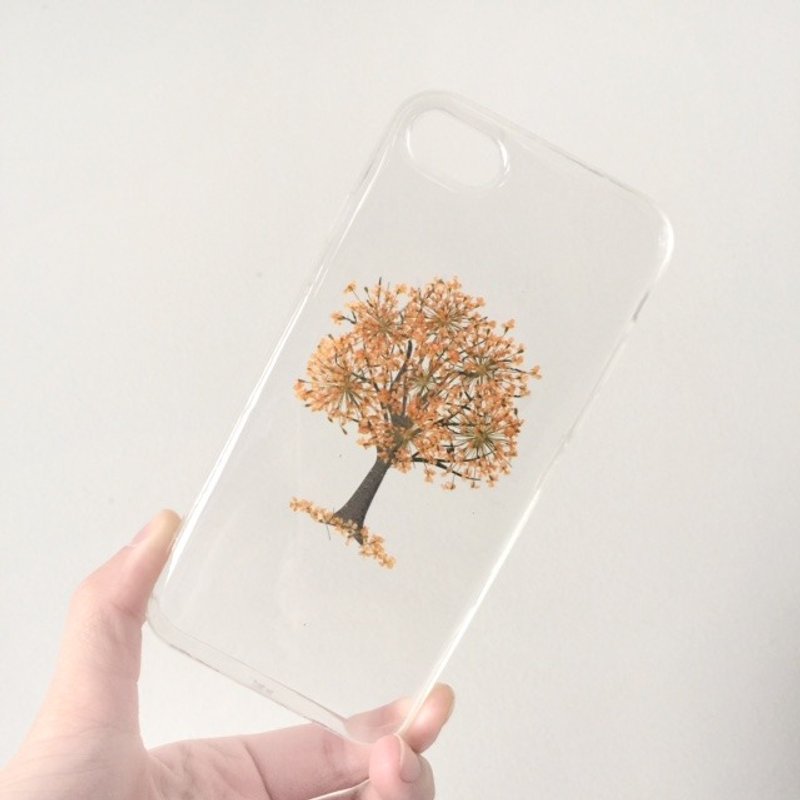 Pressed flower phone case - Spring Tree for iphone 5/5s/SE/6/6s/6 plus/6s plus/7/7plus/Samsung S4/S5/S6/S6Edge/S7/S7Edge/Note3/Note4/Note5