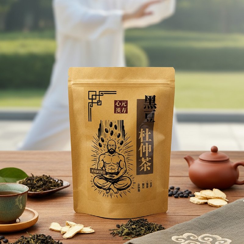 【黑豆杜仲茶】百位產後媽咪一致好評 月子茶 腰酸背痛 銀髮族 - 茶葉/茶包/水果茶 - 其他材質 灰色