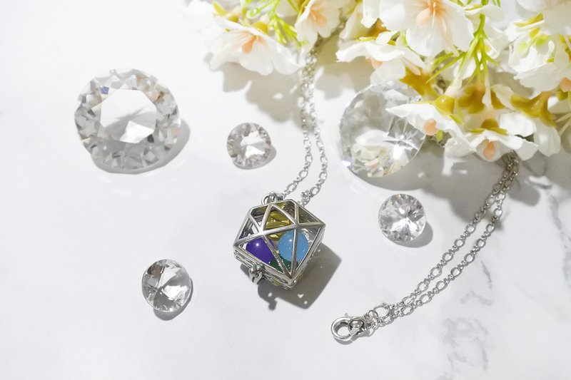 守護心願之鑽 – 天然水晶設計項鍊 - 項鍊 - 水晶 多色