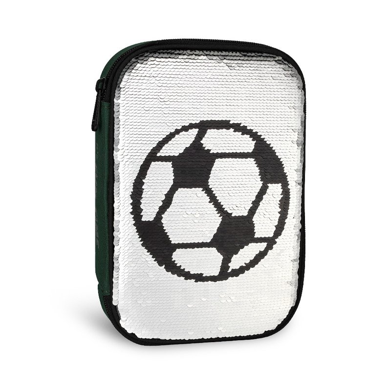 Tiger Family Fun Time Series Flip Color Sequin Storage Bag - Football Park