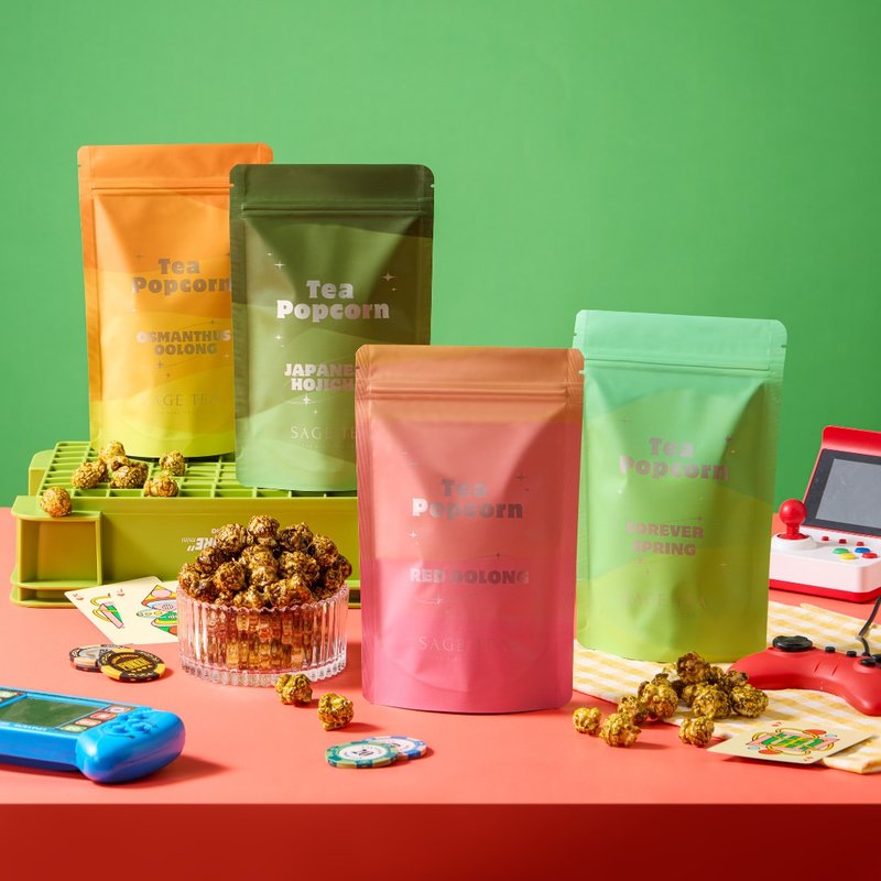 【散水禮物推薦】Sage Tea  茶味爆谷50包裝 - 零食/點心 - 其他材質 粉紅色