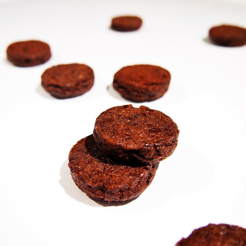 Salt flower chocolate wafers
