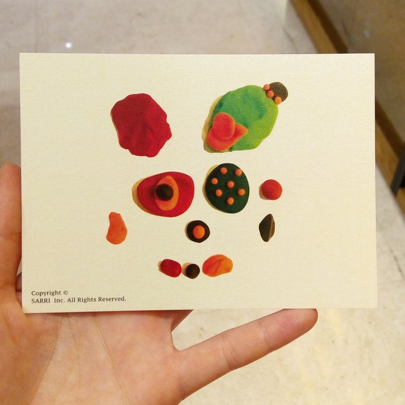 "Eyes closed with one eye" (Can make A3-size posters) Birthday Card Design Coloring Illustration Drawings Card Universal Card Art Art Modern Lovers Love Special Interesting Weird Features Weird Cute Taiwan Yellow Fun Funny Eye-catching Art Sequin