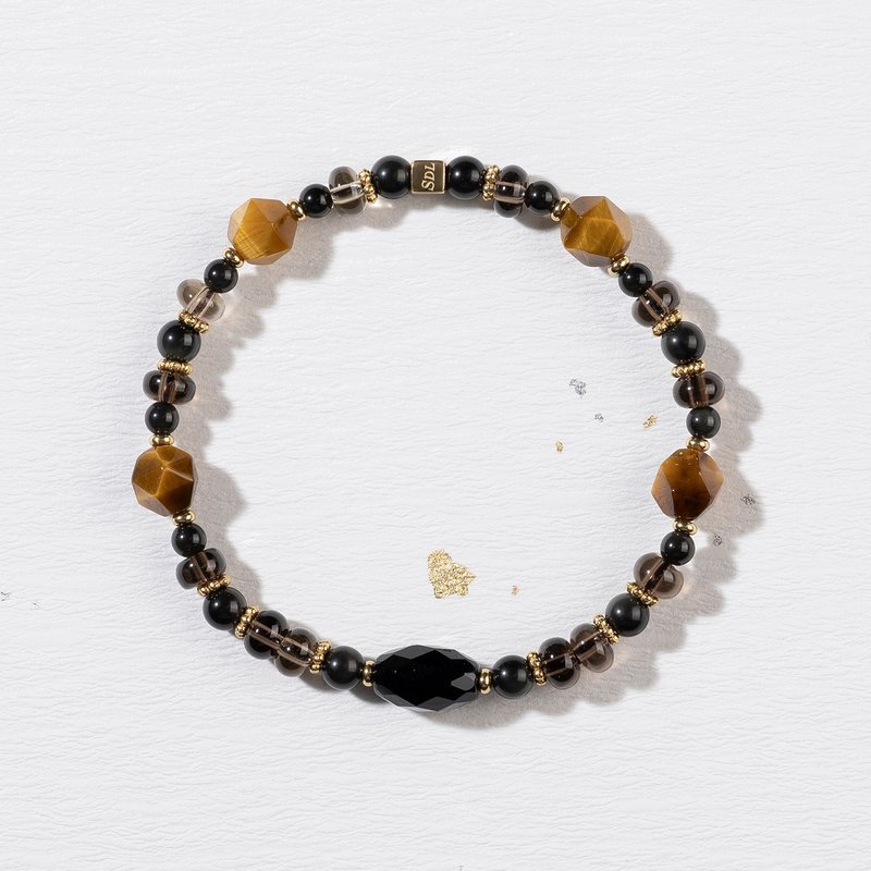 暮光 | 獨家設計款手串 D21005 - 手鍊/手環 - 水晶 咖啡色