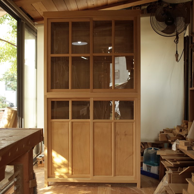 客製-檜木大型櫥櫃 - 書架/書擋 - 木頭