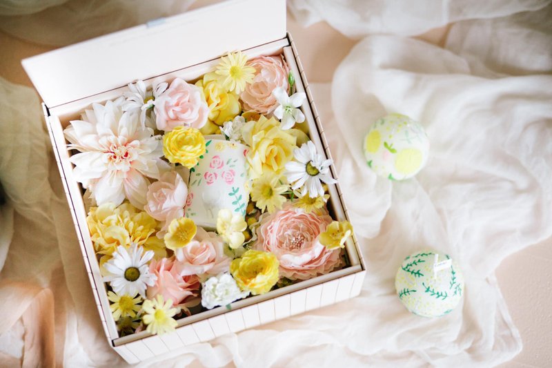 Overseas high quality silk flower box