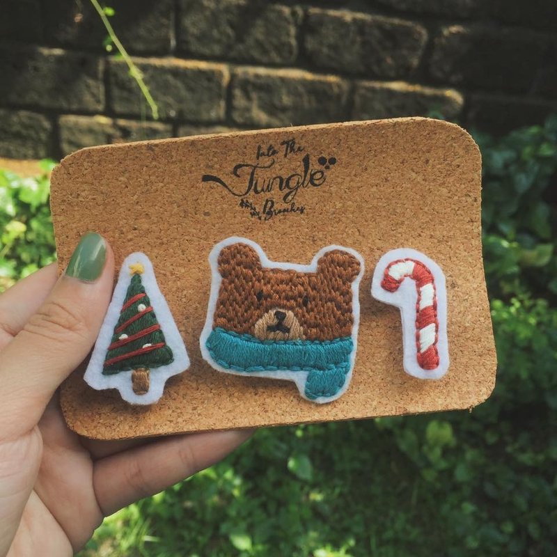 Christmas teddy set