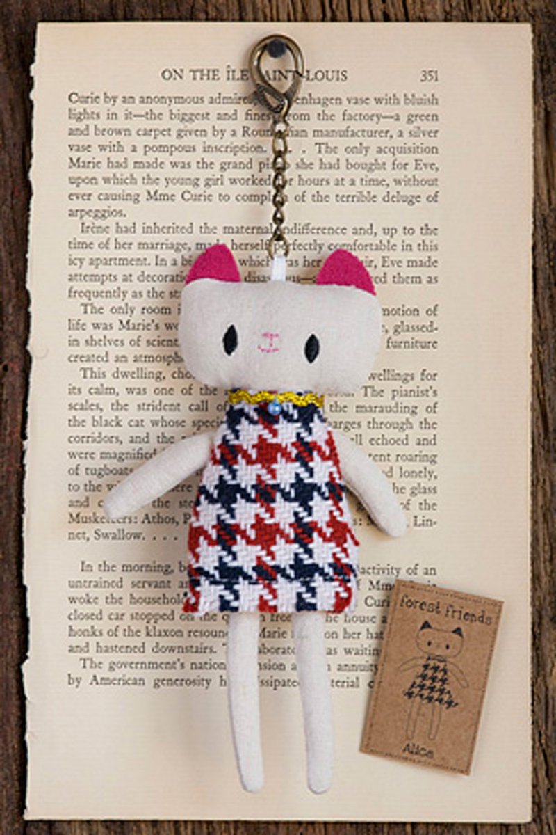 Animal Puppet Charm - Cat ∣ ANF005