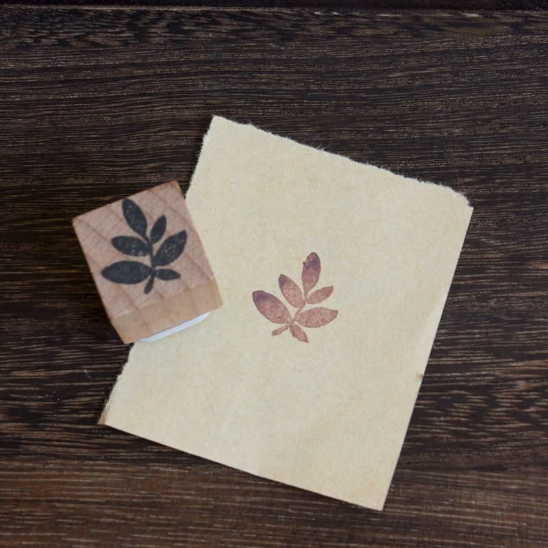 Hand engraved rubber stamp plant 2 seal stationery hand account