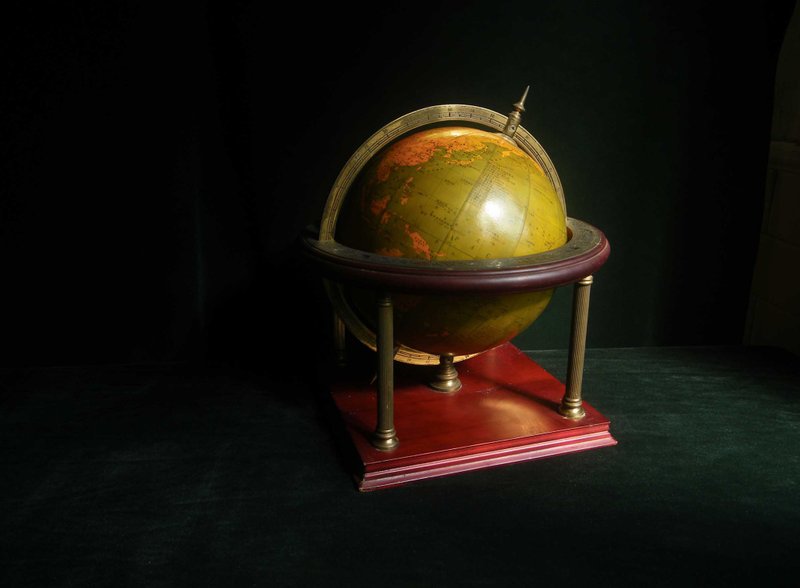 【老時光 OLD-TIME】早期台灣製地球儀 - 擺飾/家飾品 - 其他材質