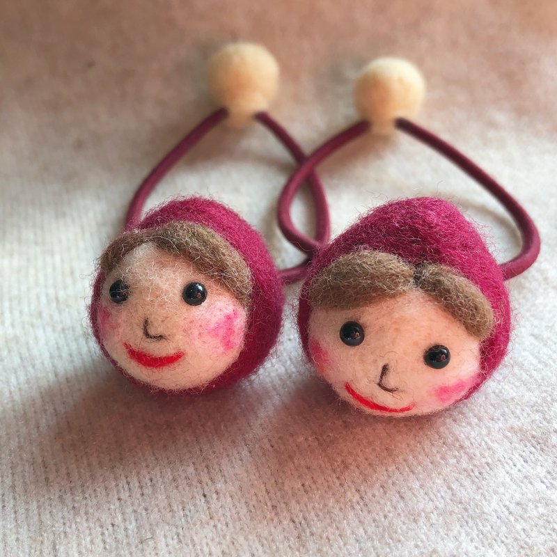 Sheepskin cute Russian Doll Elastic band