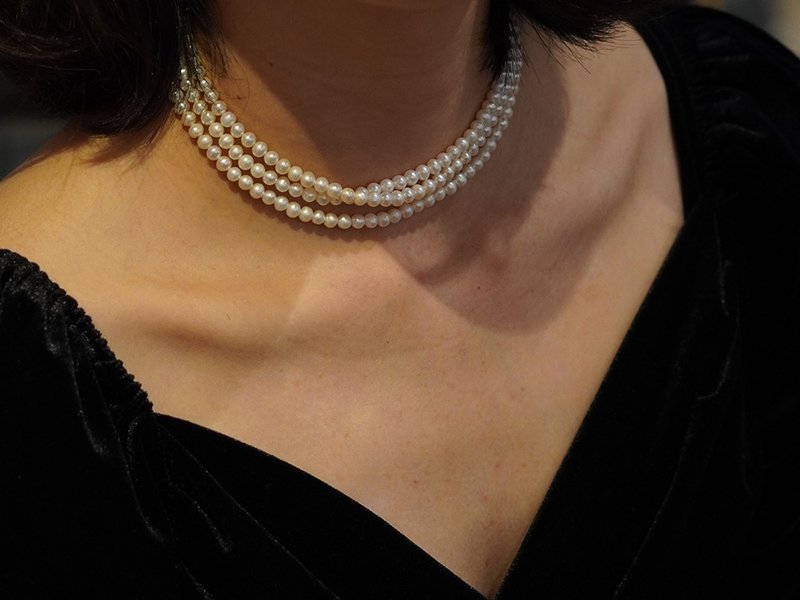 【珠寶匣常青樹】108厘米長珍珠項鏈 多種戴法 925銀OT扣 - 項鍊 - 珍珠 銀色