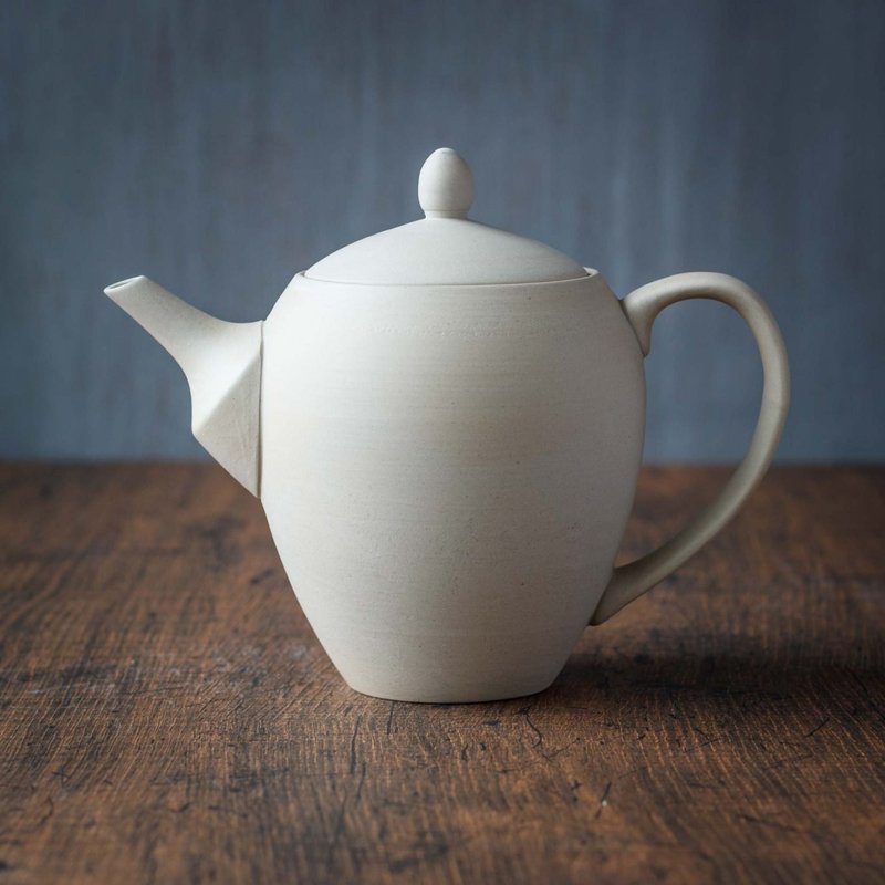 どんぐり急須 - White - 茶壺/茶杯/茶具 - 陶 白色