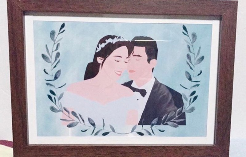 專屬訂單 - 客製化 情侶/夫妻/朋友/師生/結婚 人像畫