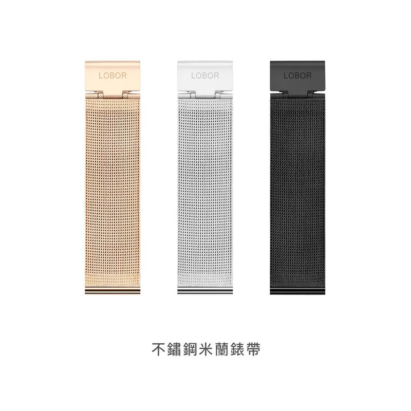 Stainless Steel Mesh Band stainless steel mesh with black interchangeable strap function