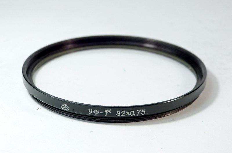 UF-1x UV-1x 82mm ultraviolet lens filter 82x0.75 USSR Arsenal for Mir-26 - 相機/拍立得/底片相機 - 其他材質 透明
