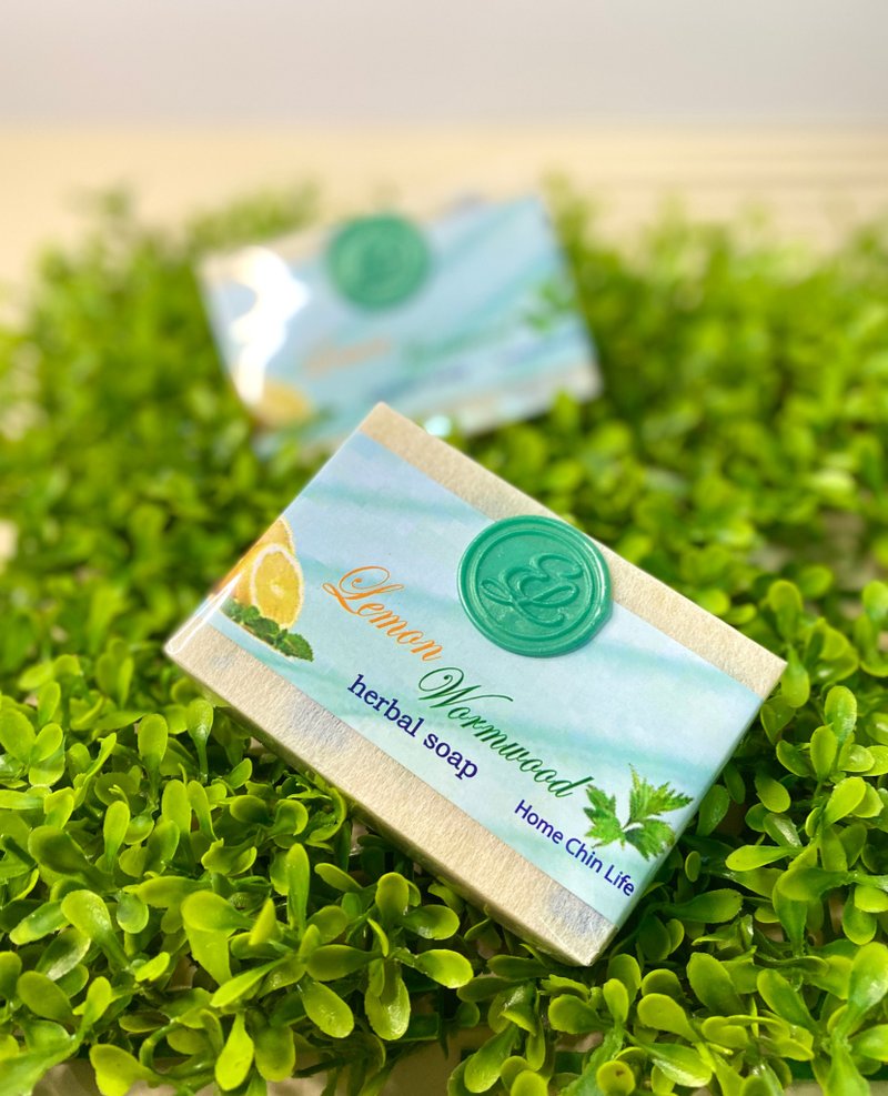 鴻琴生活-逸佳【花草系列】檸檬艾草手工皂中皂 - 肥皂/手工皂 - 精油