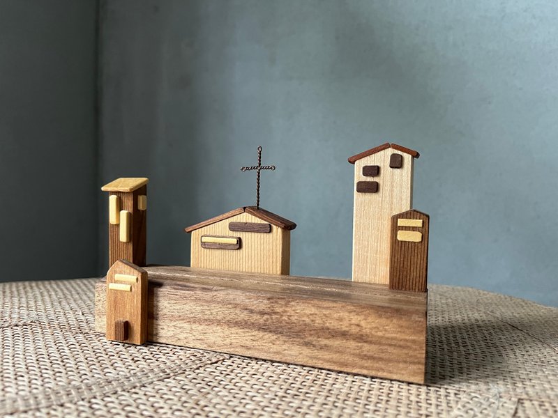 小屋 名片(卡片架)NO.4 - 擺飾/家飾品 - 木頭