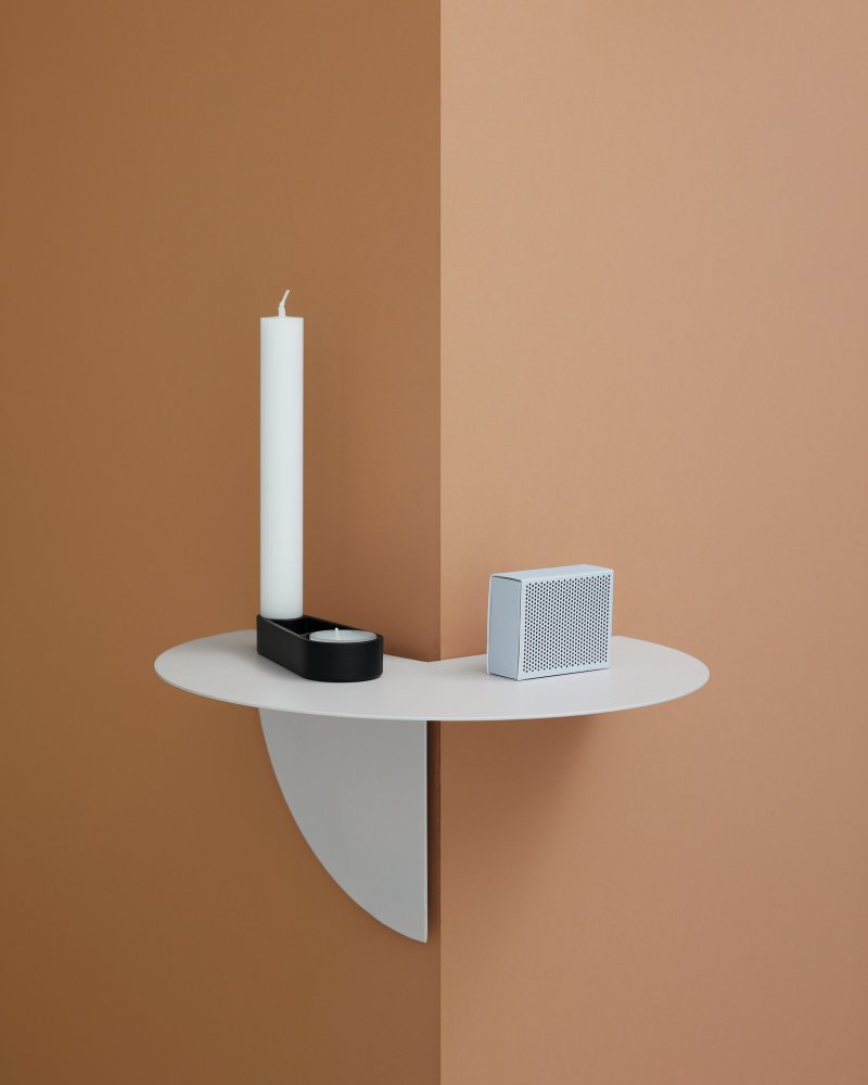 Pivot No. 4 Nude / Nude color wall mount rack