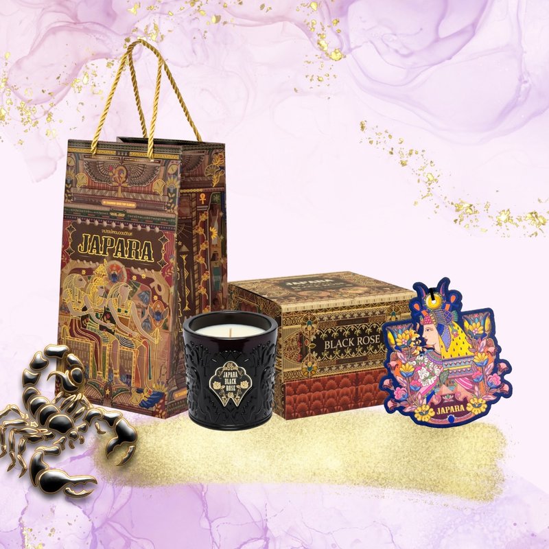 【天蠍座生日禮】黑玫瑰蠟燭丨60g 香氛蠟燭 放鬆舒服香味 - 香氛蠟燭/燭台 - 其他材質