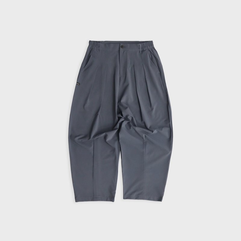 DYCTEAM - Full length tapered pants (gray blue) - 男長褲/休閒褲 - 其他材質 藍色