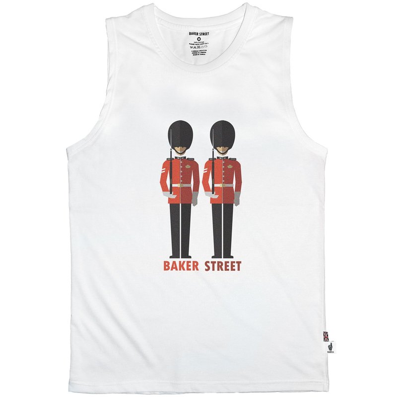 British Fashion Brand -Baker Street- Grenadier Guards Printed Tank Top
