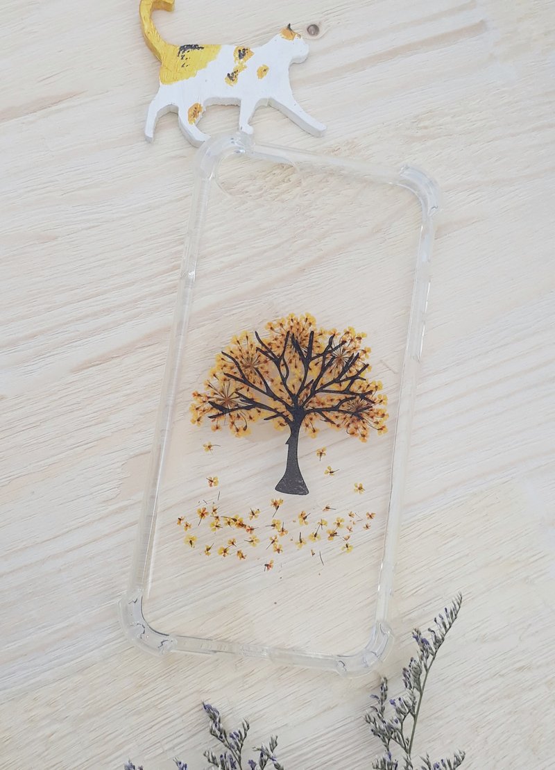Pressed Flower Phonecase-Big Tree(Autumn Yellow)