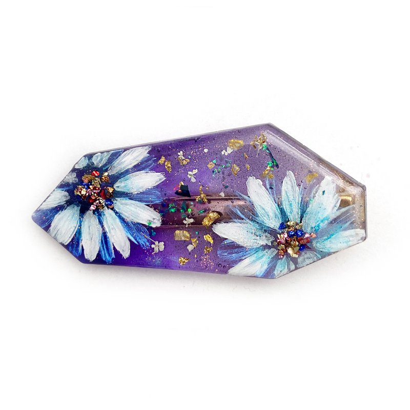 Mira溫暖手作-Japanese resin * Golden temperament ore exquisite hairpin