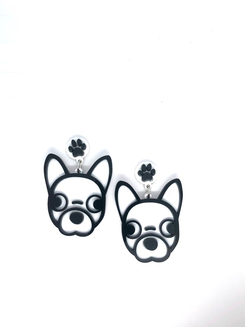Dog earrings