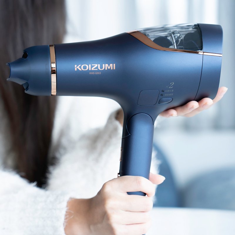 日本 KOIZUMI 暴風級雙渦輪負離子吹風機-特仕版 KHD-G903-AE - 其他小家電 - 塑膠 藍色